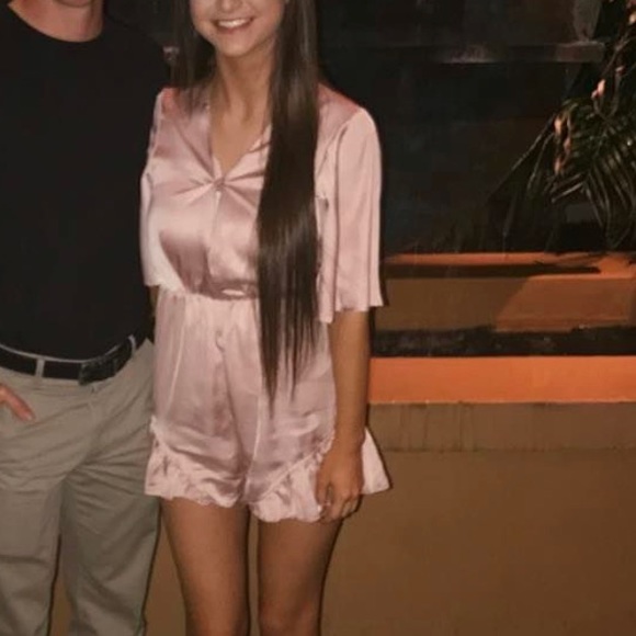 reverse silk romper - Picture 4 of 4